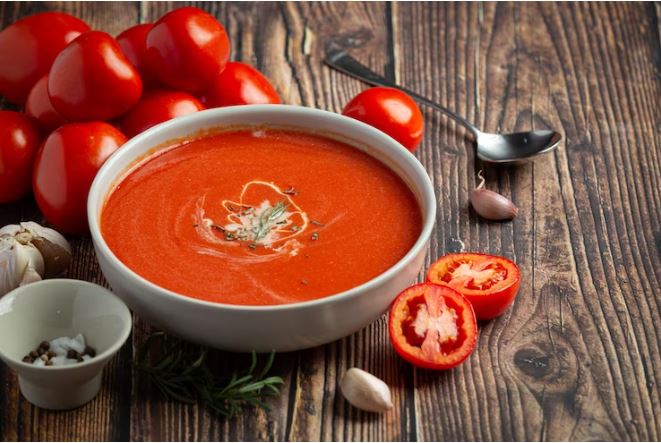 las calorías del gazpacho