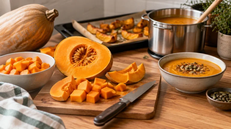 Calabaza de temporada para preparar recetas al horno, cocidas o salteadas